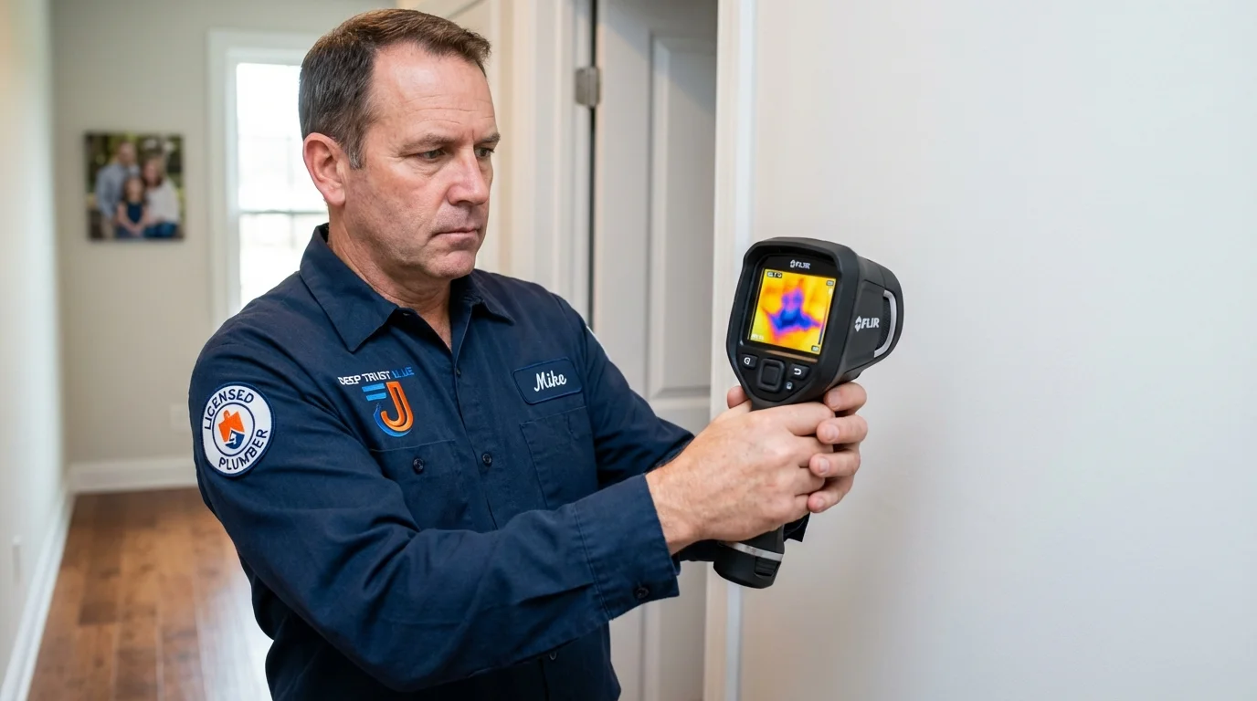 Thermal imaging leak detection by Johns Plumbing LLC in Lake Station